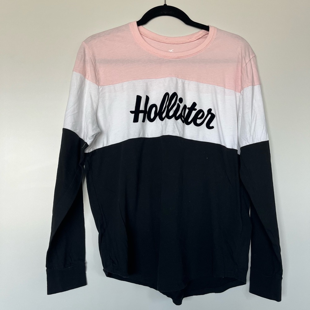 Hollister Color-block Long Sleeve Logo Ter